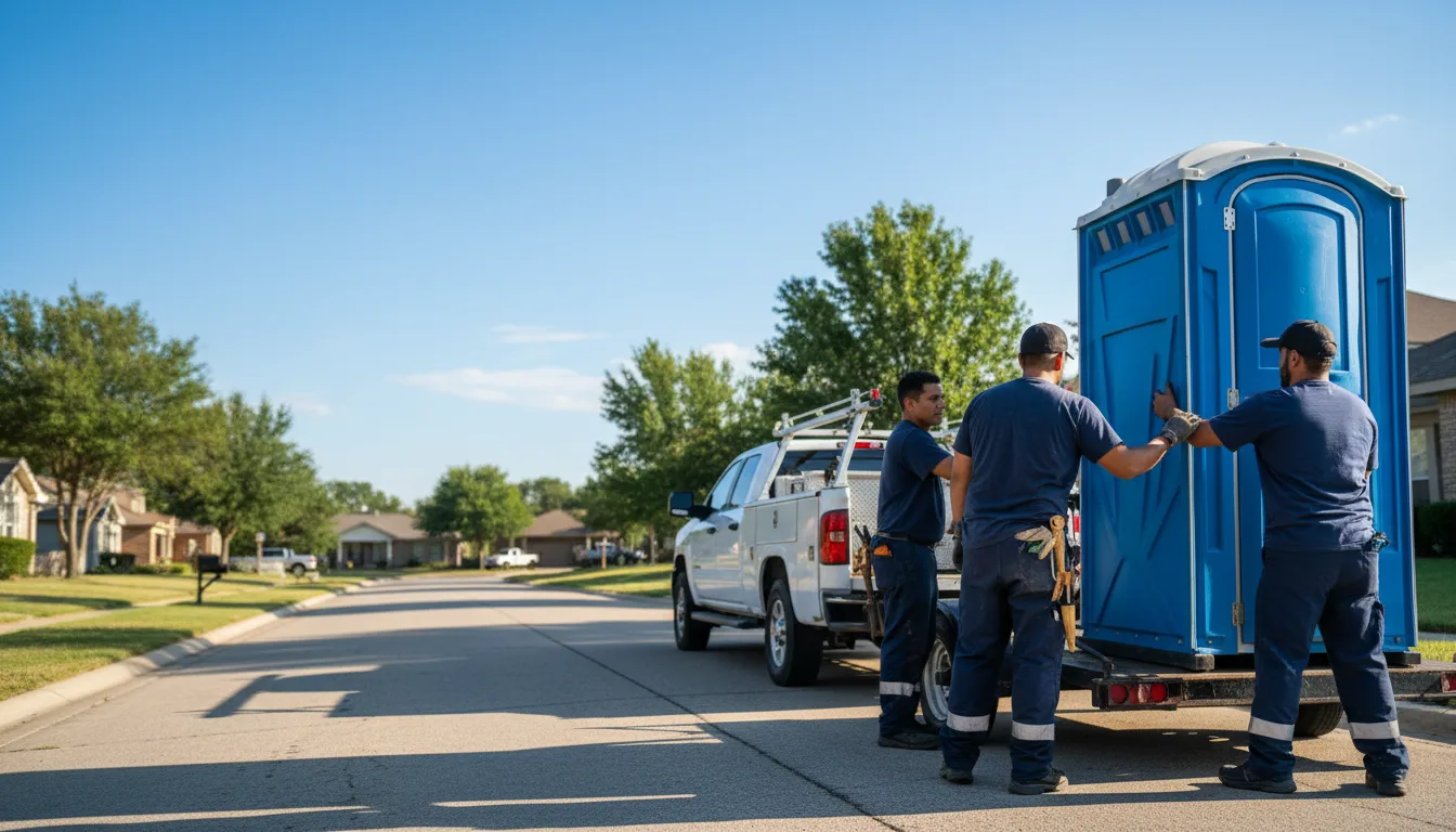 Portable Toilet Rental in Byars, OK near me
